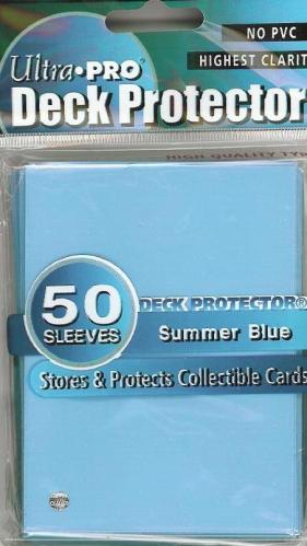 Ultra Pro Standard Sleeves Pack of 50 in Summer Blue