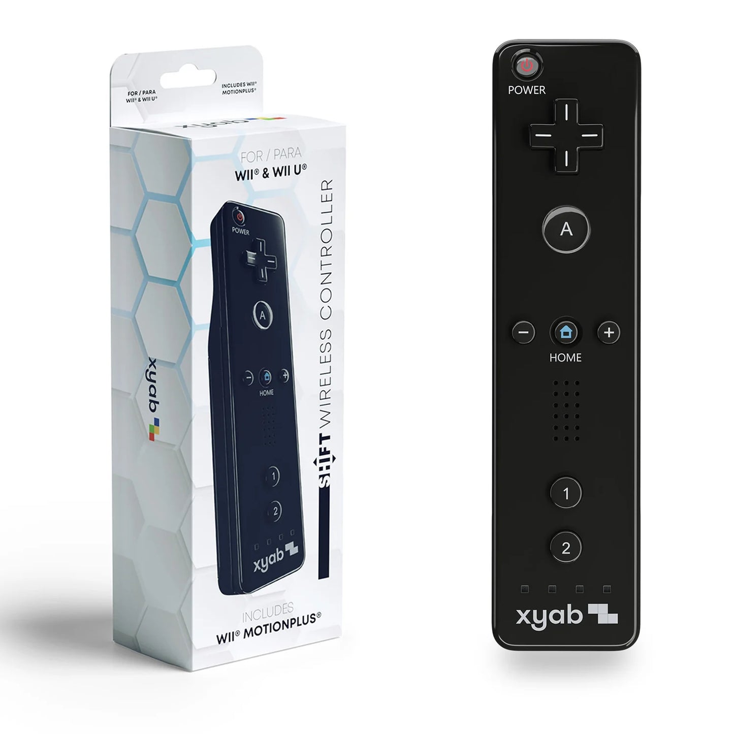 Wireless Controller - Black (MOTION PLUS) - Wii