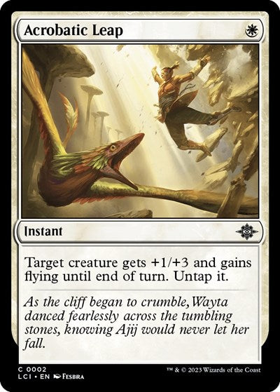 Acrobatic Leap (The Lost Caverns of Ixalan) Light Play