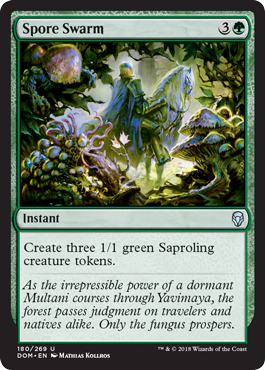 Spore Swarm (Dominaria) Light Play