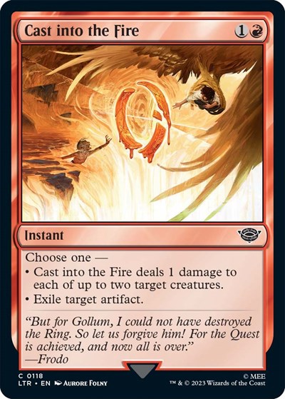 Cast into the Fire (Universes Beyond: The Lord of the Rings: Tales of Middle-earth) Light Play