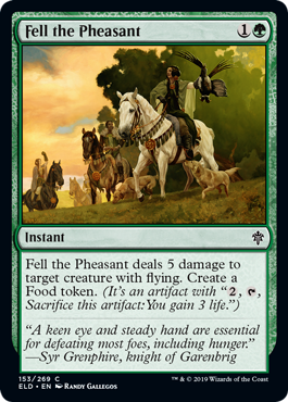 Fell the Pheasant (Throne of Eldraine) Light Play