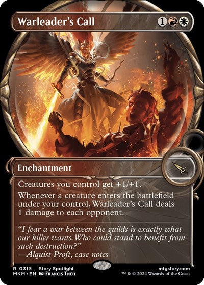 Warleader's Call (Showcase) (Murders at Karlov Manor) Light Play Foil