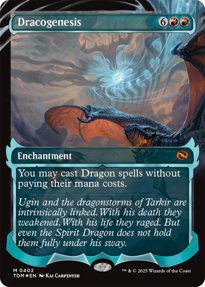 Dracogenesis (0402) (Showcase) (Tarkir: Dragonstorm) Near Mint Foil