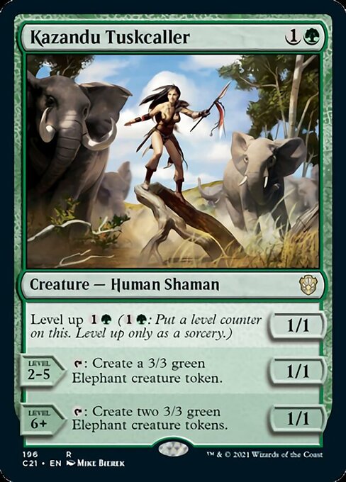 Kazandu Tuskcaller (Commander 2021 Strixhaven) Light Play