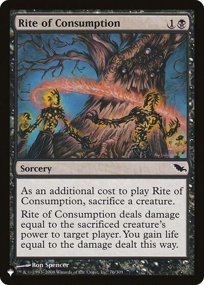 Rite of Consumption (The List) Light Play