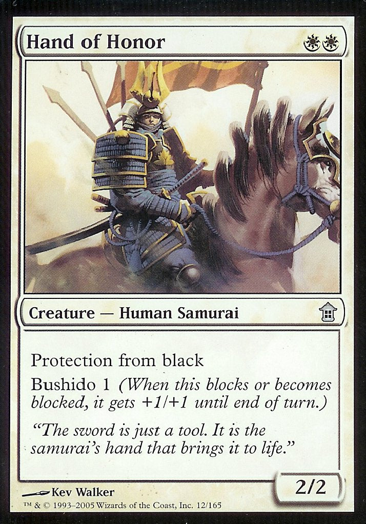 Hand of Honor (Saviors of Kamigawa) Medium Play