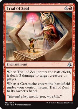 Trial of Zeal (Amonkhet) Light Play