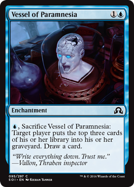 Vessel of Paramnesia (Shadows Over Innistrad) Light Play