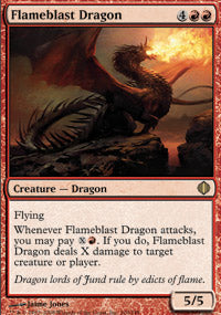 Flameblast Dragon (Shards of Alara) Medium Play