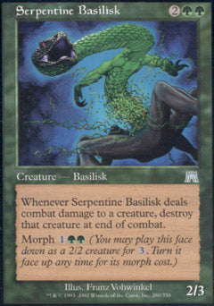 Serpentine Basilisk (Onslaught) Light Play