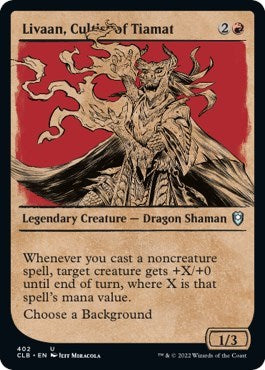 Livaan, Cultist of Tiamat (Showcase) (Commander Legends: Battle for Baldur's Gate) Medium Play