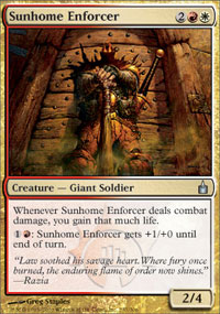 Sunhome Enforcer (Ravnica) Heavy Play