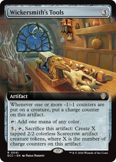 Wickersmith's Tools (Extended Art) (Commander: Lorwyn Eclipsed) Light Play