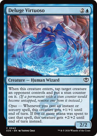 Deluge Virtuoso (Secrets of Strixhaven) Light Play
