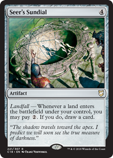 Seer's Sundial (Commander 2018) Light Play