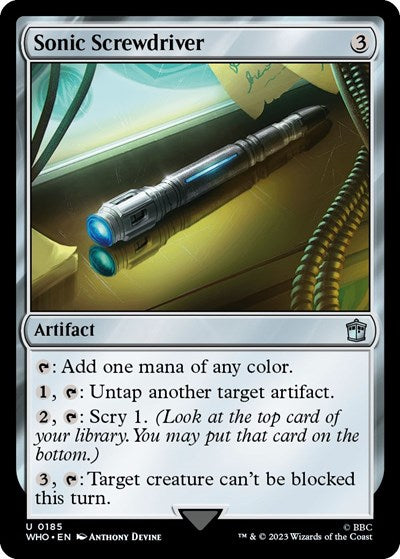 Sonic Screwdriver (0185) (Universes Beyond: Doctor Who) Light Play
