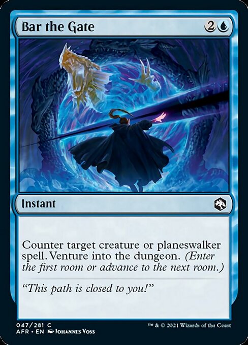 Bar the Gate (Adventures in the Forgotten Realms) Light Play Foil
