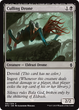 Culling Drone (Battle for Zendikar) Light Play