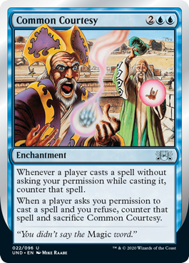 Common Courtesy (Unsanctioned) Light Play