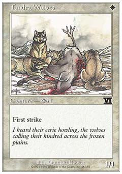 Tundra Wolves (Classic 6th Edition) Light Play