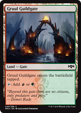 Gruul Guildgate (Ravnica Allegiance) Light Play