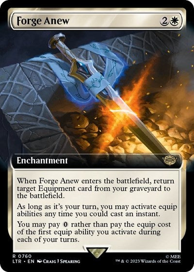 Forge Anew (Extended Art) (Universes Beyond: The Lord of the Rings: Tales of Middle-earth) Light Play