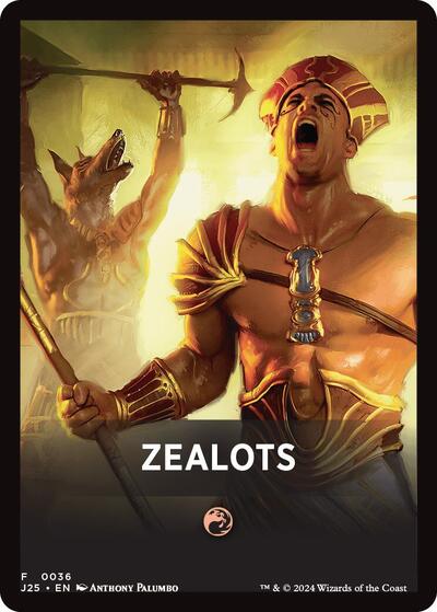 Zealots Theme Card (Foundations Jumpstart) Light Play
