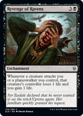 Revenge of Ravens (Throne of Eldraine) Light Play