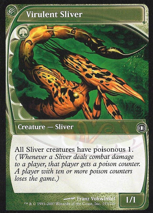 Virulent Sliver (Futuresight) Light Play