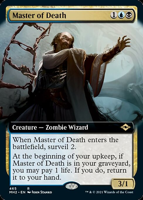 Master of Death (Extended Art) (Modern Horizons 2) Light Play