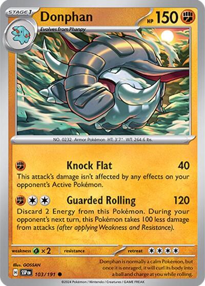 Donphan (SV08: Surging Sparks) Light Play
