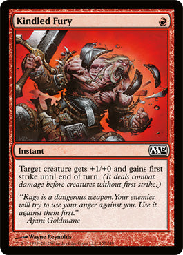 Kindled Fury (Magic 2013 Core Set) Light Play