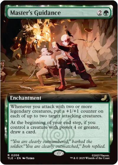 Master's Guidance (Extended Art) (Avatar: The Last Airbender: Eternal-Legal) Light Play Foil