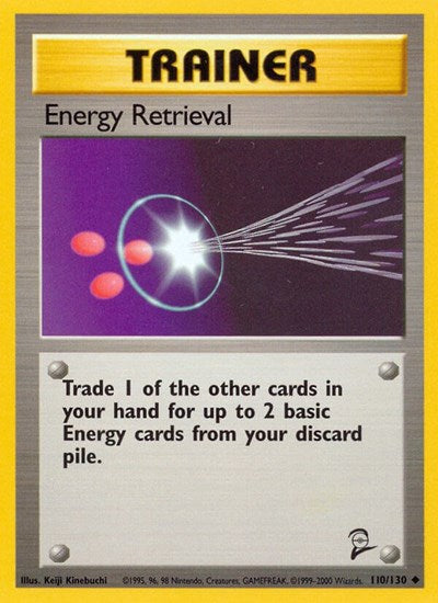 Energy Retrieval (Base Set 2) Light Play