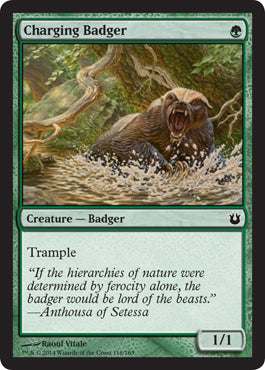 Charging Badger (Born of the Gods) Medium Play