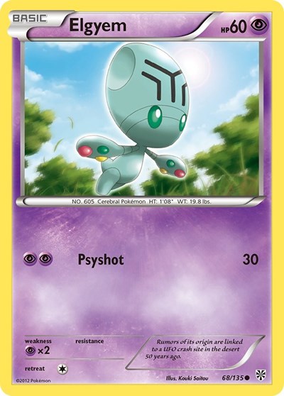 Elgyem (68) (Plasma Storm) Medium Play