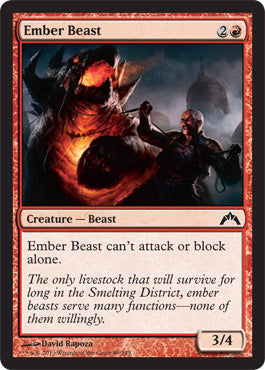 Ember Beast (Gatecrash) Light Play