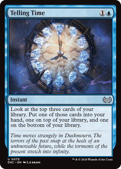 Telling Time (Commander: Duskmourn: House of Horror) Light Play