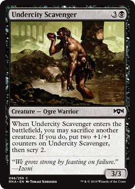 Undercity Scavenger (Ravnica Allegiance) Light Play
