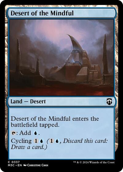 Desert of the Mindful (Commander: Modern Horizons 3) Light Play