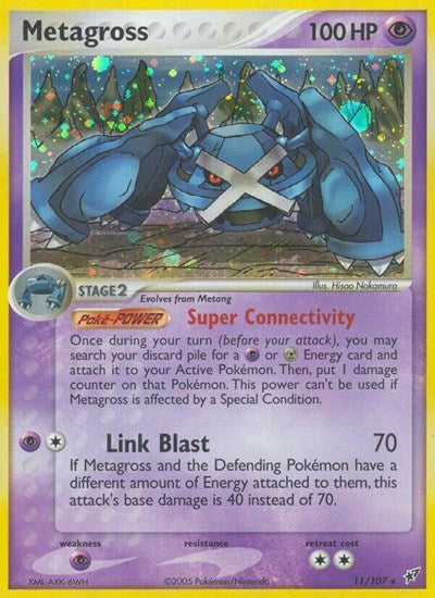 Metagross (Deoxys) Damaged / Poor Reverse Holofoil