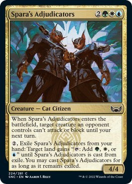 Spara's Adjudicators (Streets of New Capenna) Light Play