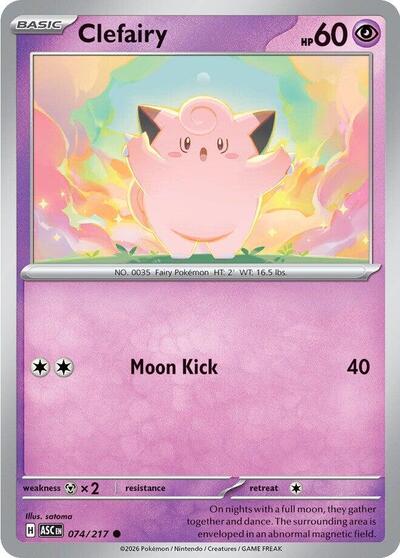 Clefairy (ME: Ascended Heroes) Light Play