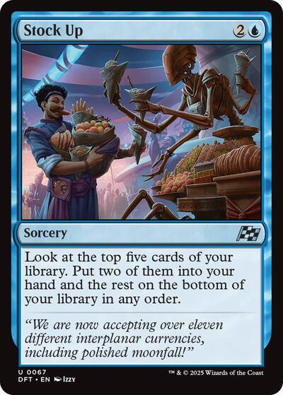 Stock Up (Aetherdrift) Light Play Foil