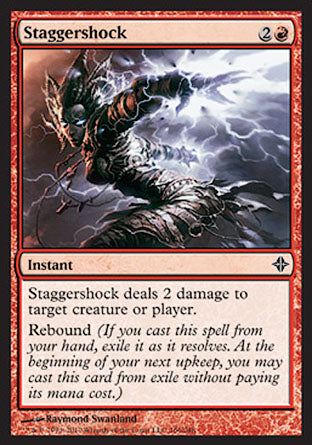 Staggershock (Rise of the Eldrazi) Light Play