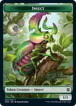 Insect Token (Zendikar Rising) Light Play
