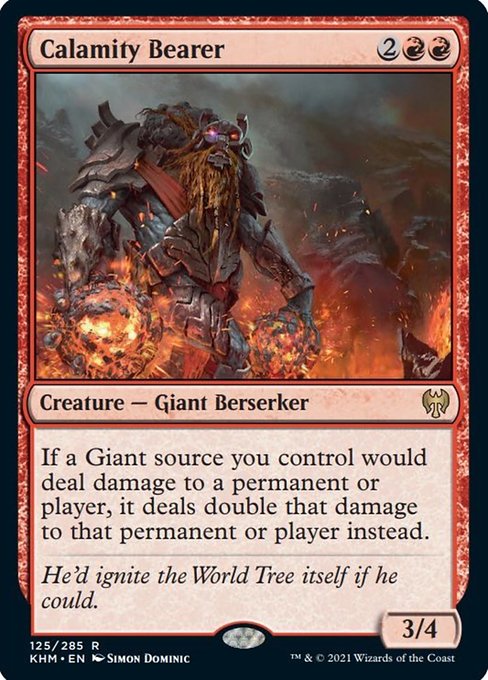 Calamity Bearer (Kaldheim) Light Play Foil