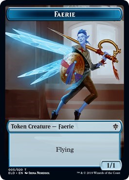 Faerie Token (Throne of Eldraine) Light Play
