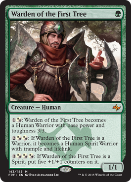 Warden of the First Tree (Fate Reforged) Medium Play